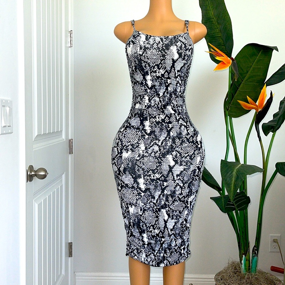 NWOT HIDDEN BRAND SNAKE SKIN DRESS